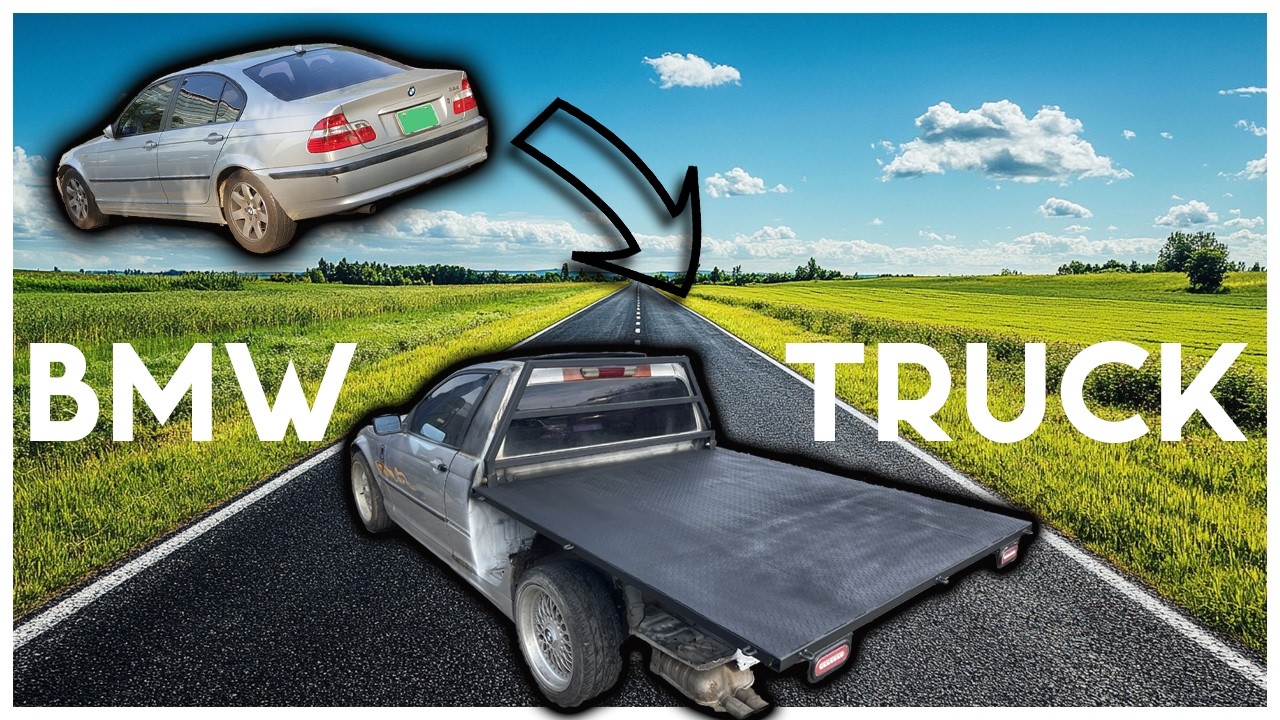 I turned an OLD BMW into a WORK TRUCK!