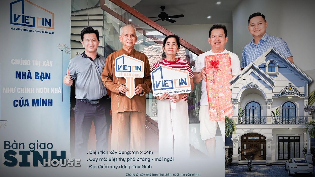 [BÀN GIAO] SINH’s HOUSE | BIỆT THỰ PHỐ 2 TẦNG MÁI THÁI TẠI TÂY NINH