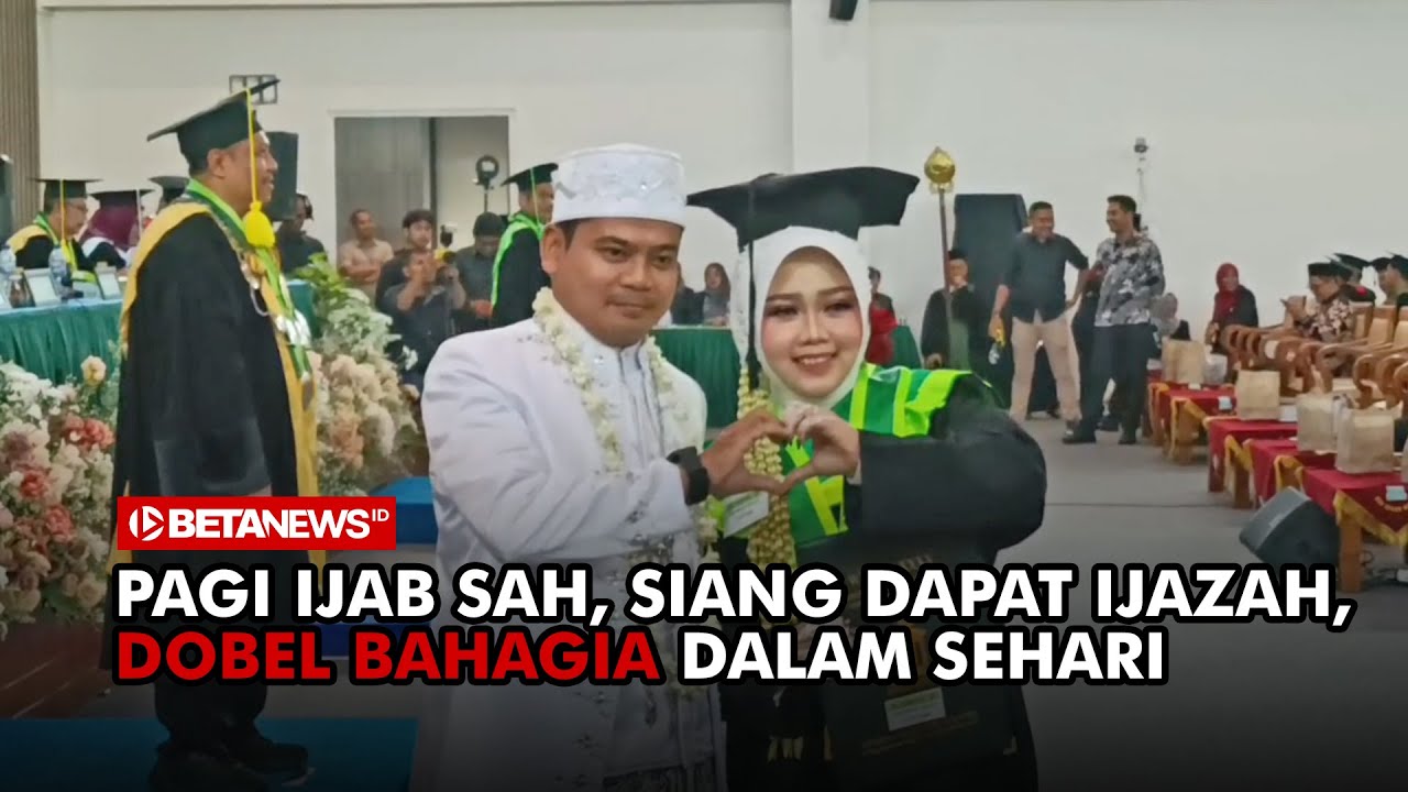 Pagi Ijab Sah, Siang Dapat Ijazah, Momen Mahasiswi UIN Kudus Dobel Bahagia Dalam Sehari