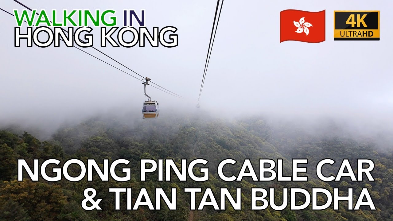 🇭🇰 Walking in Hong Kong: Ngong Ping Cable Car & Tian Tan Buddha | DJI Osmo Pocket 3 | 4K