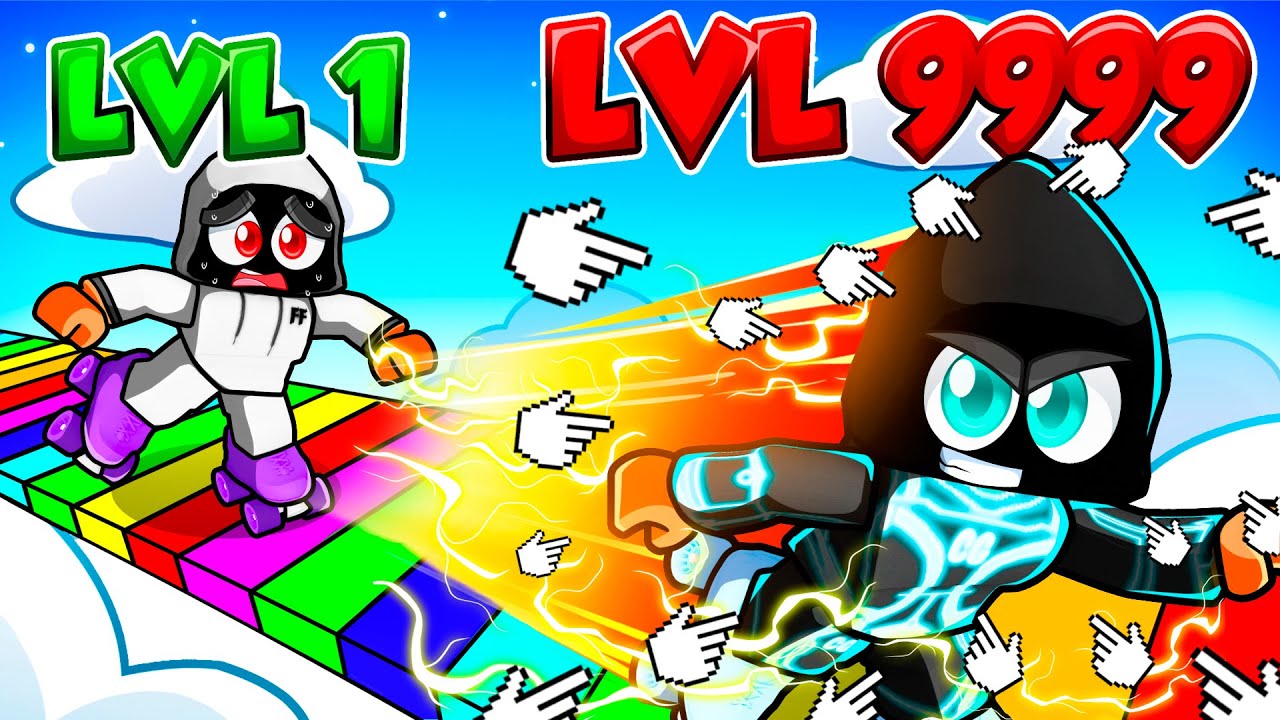 Going 8,935,127 MPH In Roblox ROLLER SKATE Race Clicker!
