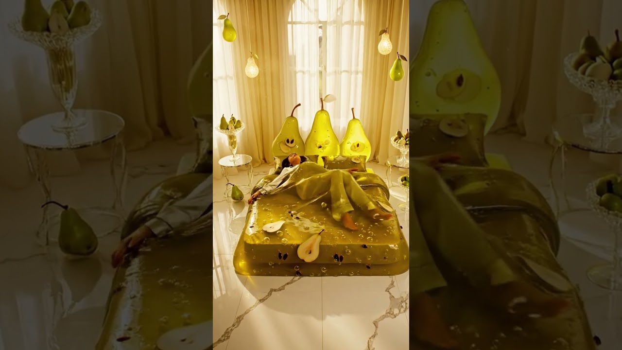 🍐 Whispered Dreams of Pear Jelly — Cinematic ASMR Serenity | 4K Vertical