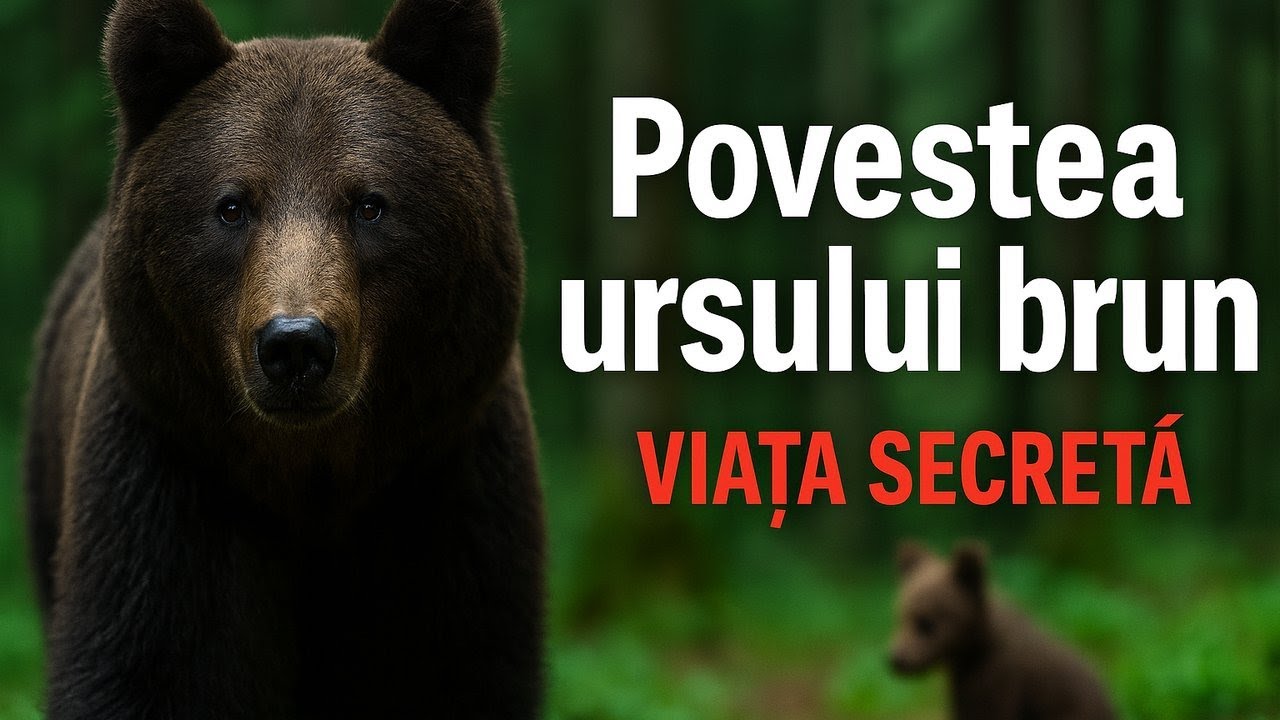 Povestea ursului brun din România – de la pui la maturitate brown bear life story