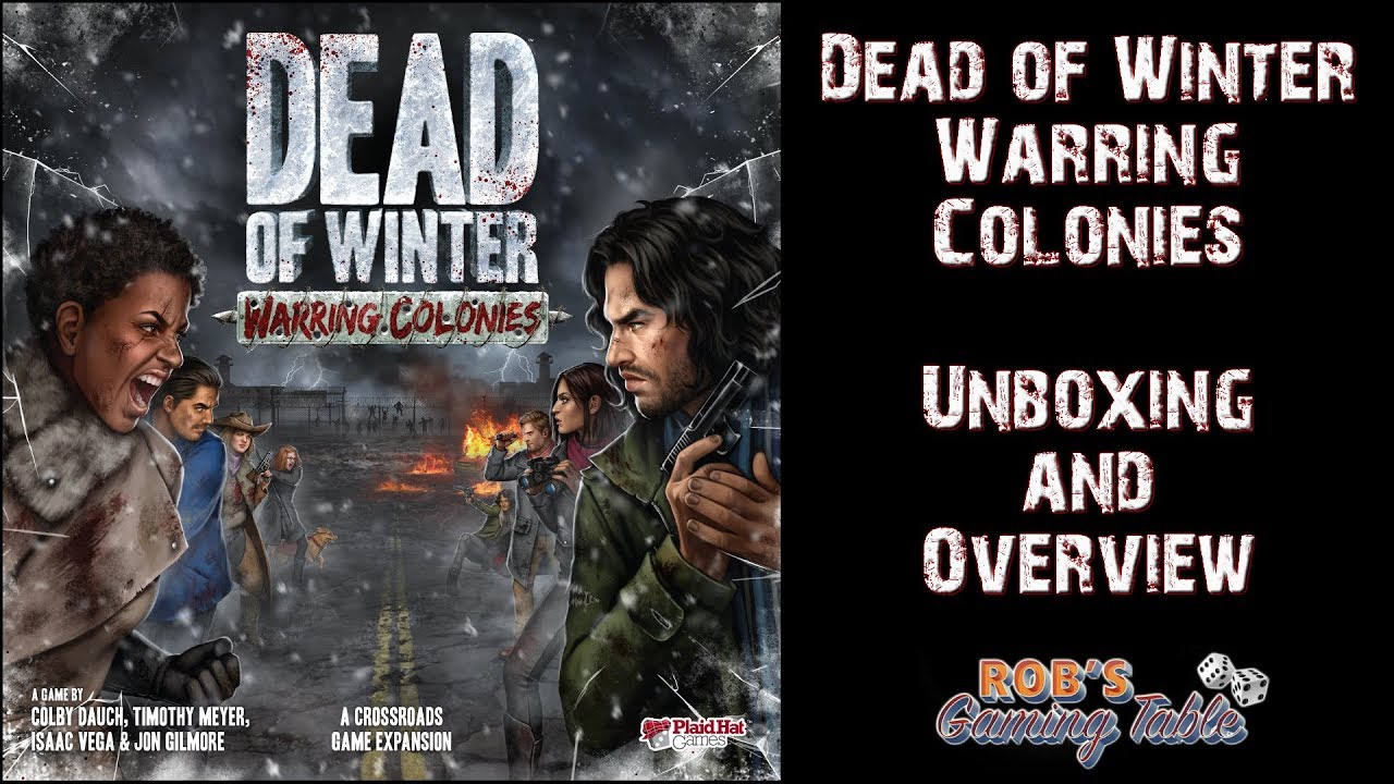 Dead of Winter: Warring Colonies Expansion Unboxing