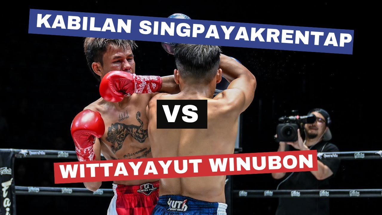Main Event War: Malaysia vs Thailand - Wittayayut Winubon VS Kabilan Singpayakrentap Muaythai