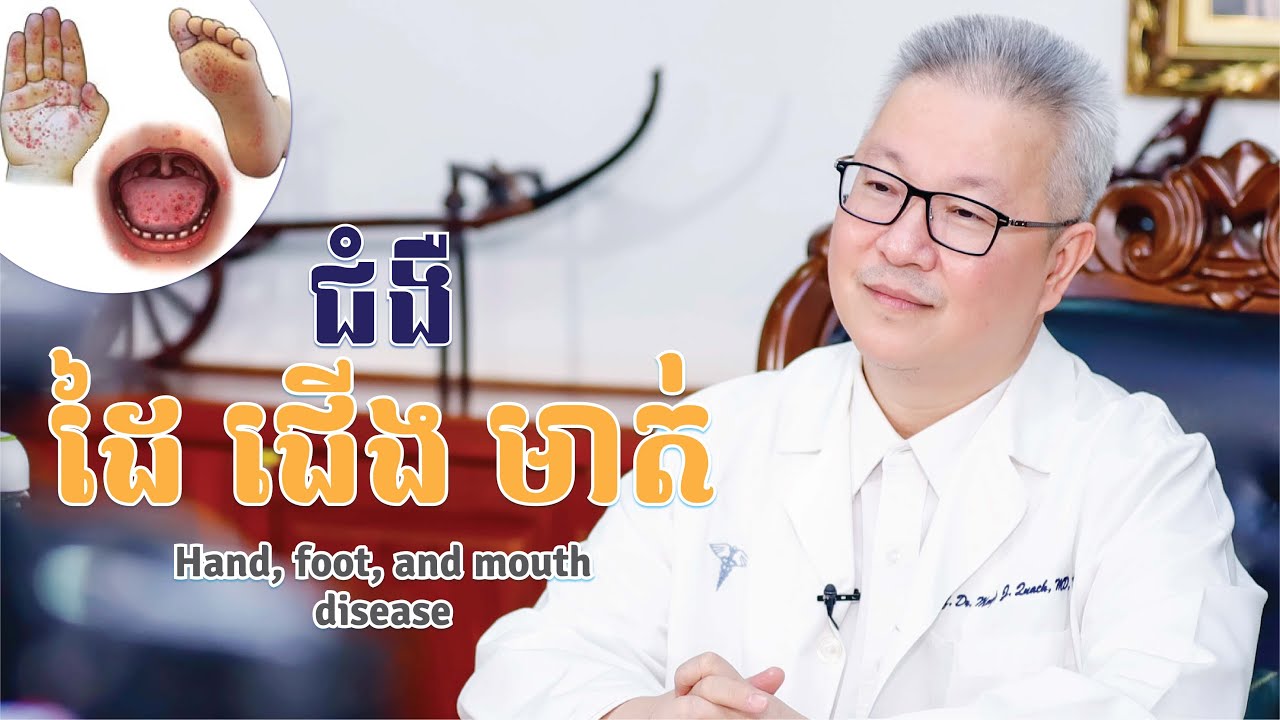 ជំងឺ ដៃ ជើង មាត់ (Hand, foot, and mouth disease) | ចក្ខុវិស័យ គួច ម៉េងលី