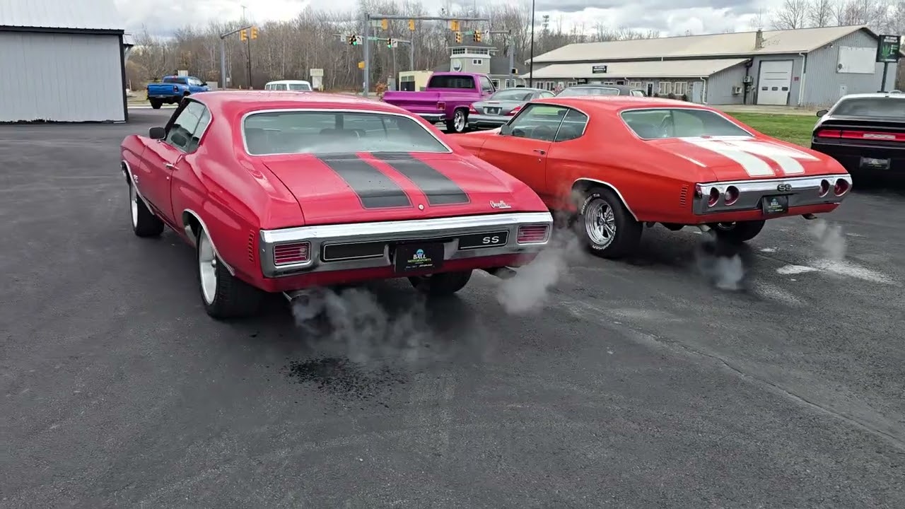 For Sale 1971 Chevelle 454 Auto $56,900 & 1970 Chevelle 396 / 4 Speed $69,900