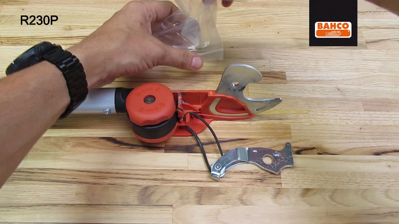 BAHCO TELESCOPIC TOP PRUNER ATP-230-410   BLADE KIT AND SPRING REPLACEMENT VIDEO GUIDE