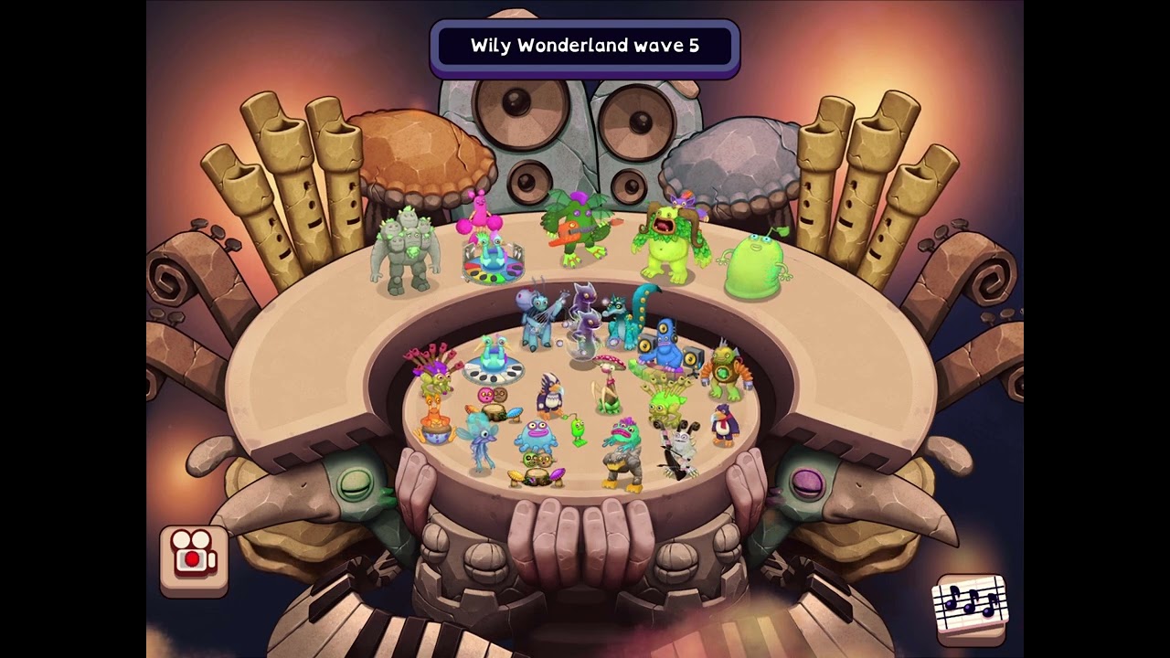 My Singing Monsters p: The Seasonal Isle. Wily Wonderland, wave 5.
