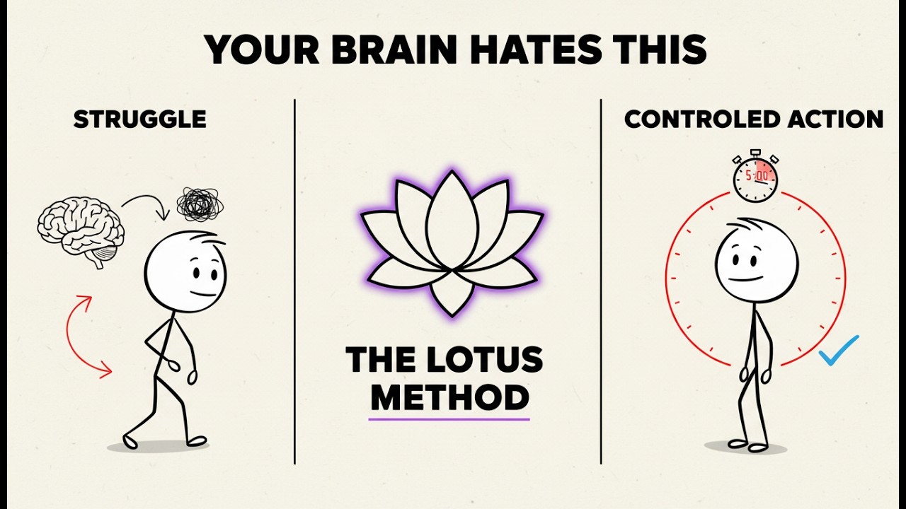 How to Force Your Brain to Do Hard Things (The Lotus Method)