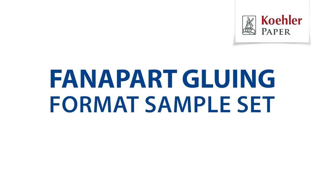 Fanaparat Gluing of reacto® Carbonless Paper from Koehler Paper