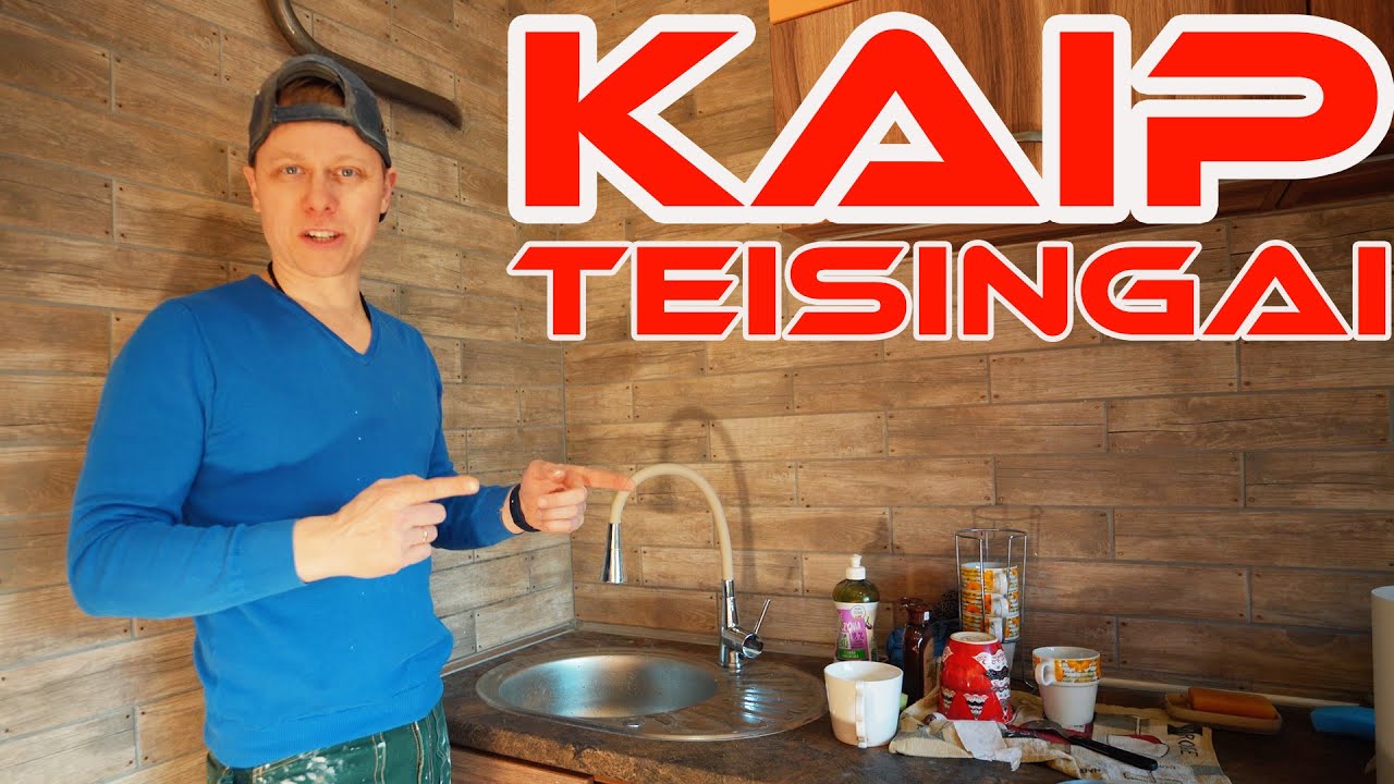 Kaip savarankiškai pakeisti maišytuvą virtuvėje.
