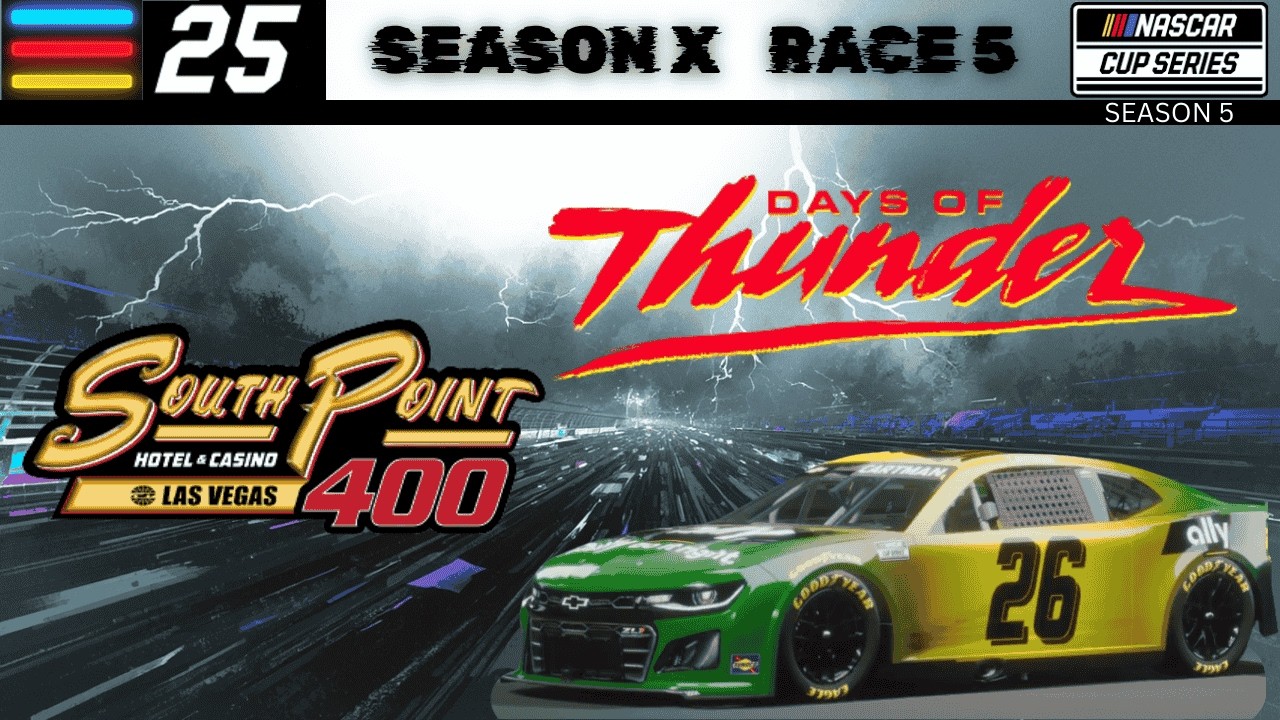 NASCAR 25 | Career | Cup Series | Season 5 | Race 5 | Las Vegas