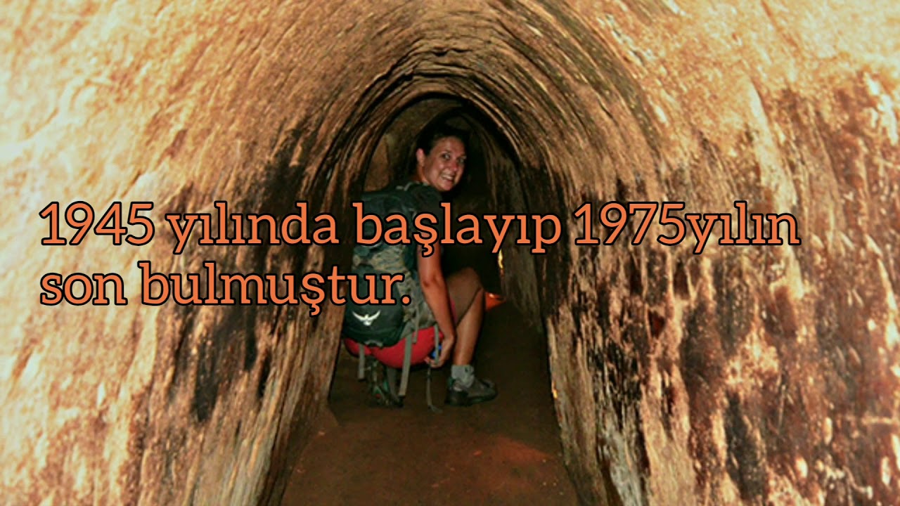Vietnam  Amerika  savaşı  cu chi t&uuml;nelleri