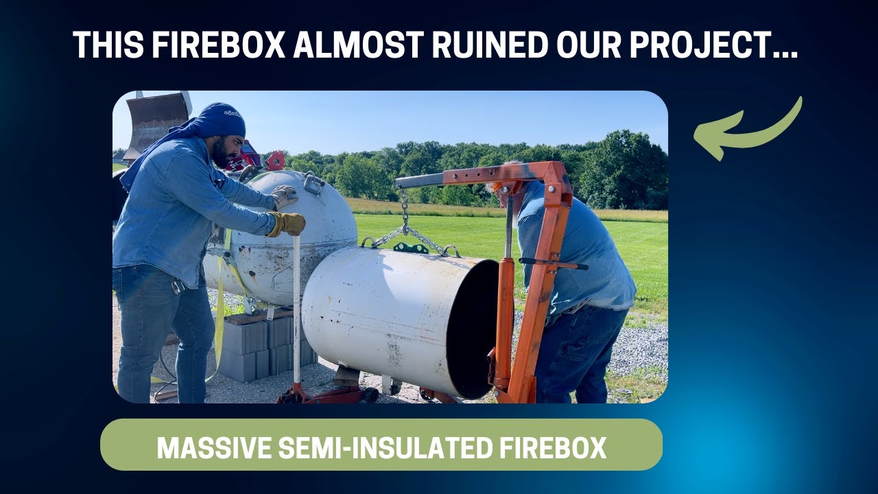 Building A 500 Gallon Offset Smoker: Making The Semi-Insulated Firebox