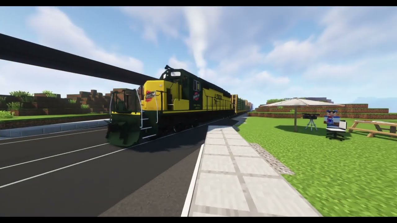 Railfanning in Minecraft Immersive Railroading #7 - Main Street