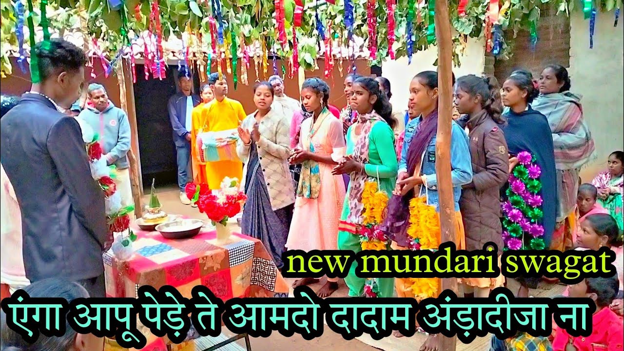 new mundari swagat//एंगा आपू पेड़े ते आमदो दादाम अंड़ादीजा ना//बागरूपटा @selemkandulna