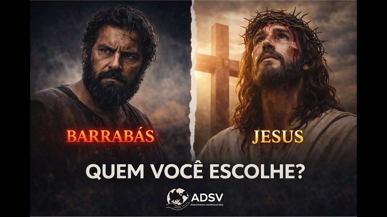 ENTRE BARRABÁS E JESUS, QUAL É A SUA DECISÃO?