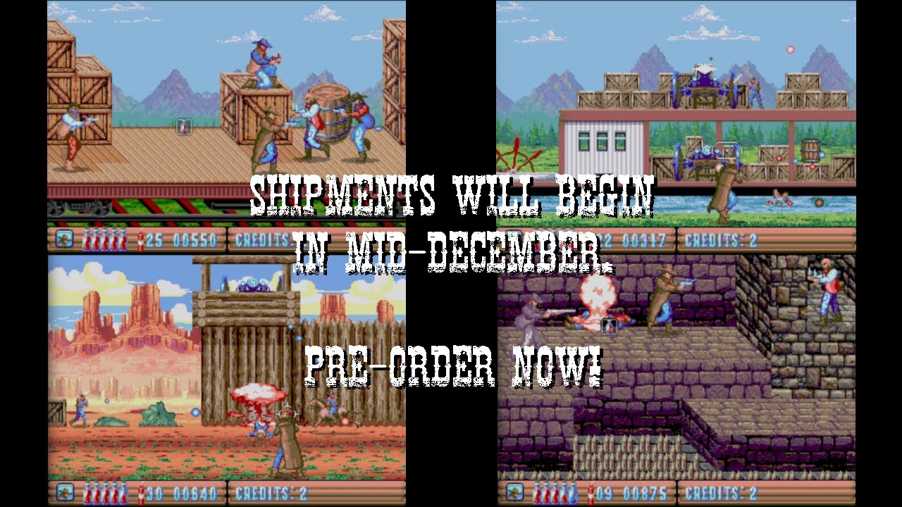 Death & Lead for the Sega Genesis / MegaDrive. Shipments of the 1st batch will begin mid-December.