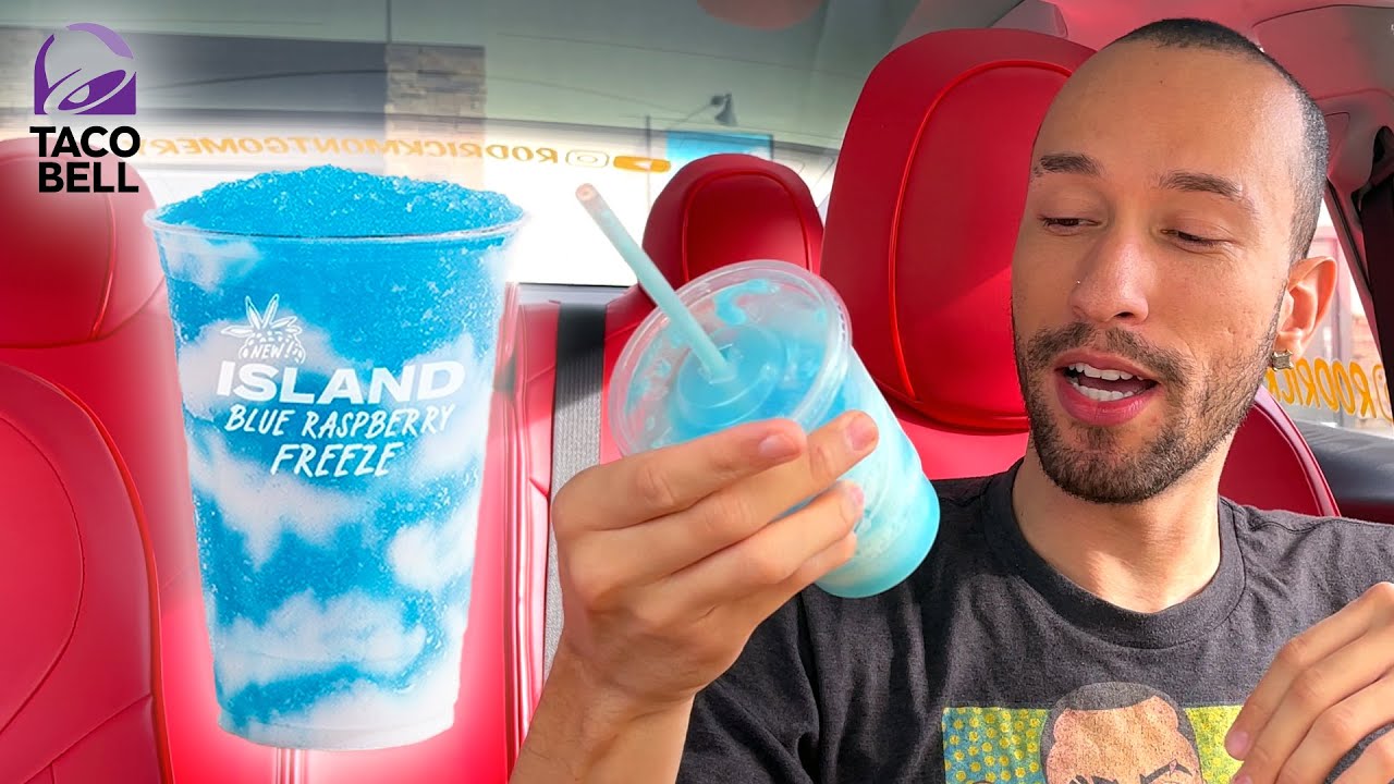 Taco Bell NEW Island Blue Raspberry Freeze HDR Review