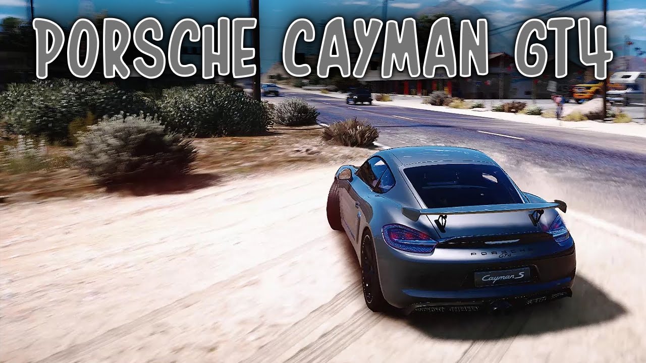 GTA 5 - ★REDUX★ - Porsche Cayman GT4 - Engine test / Damage test