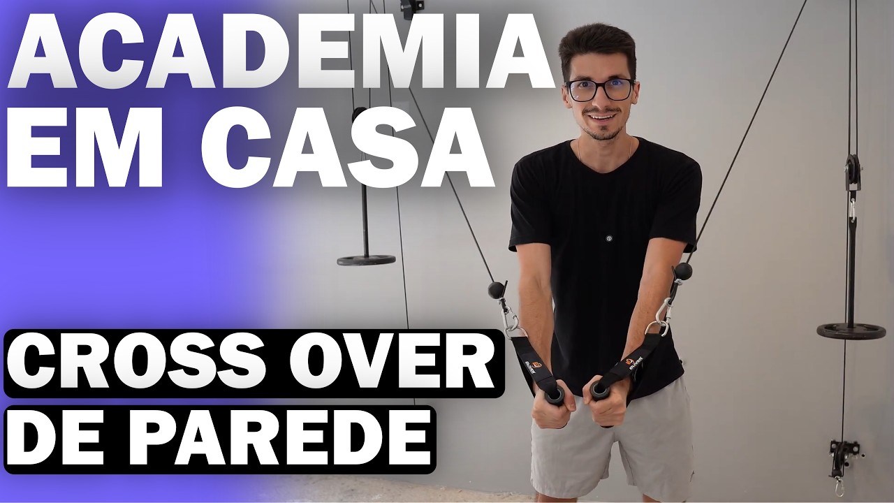 Decidi MONTAR uma ACADEMIA em CASA e Comprei um CROSS OVER DE PAREDE