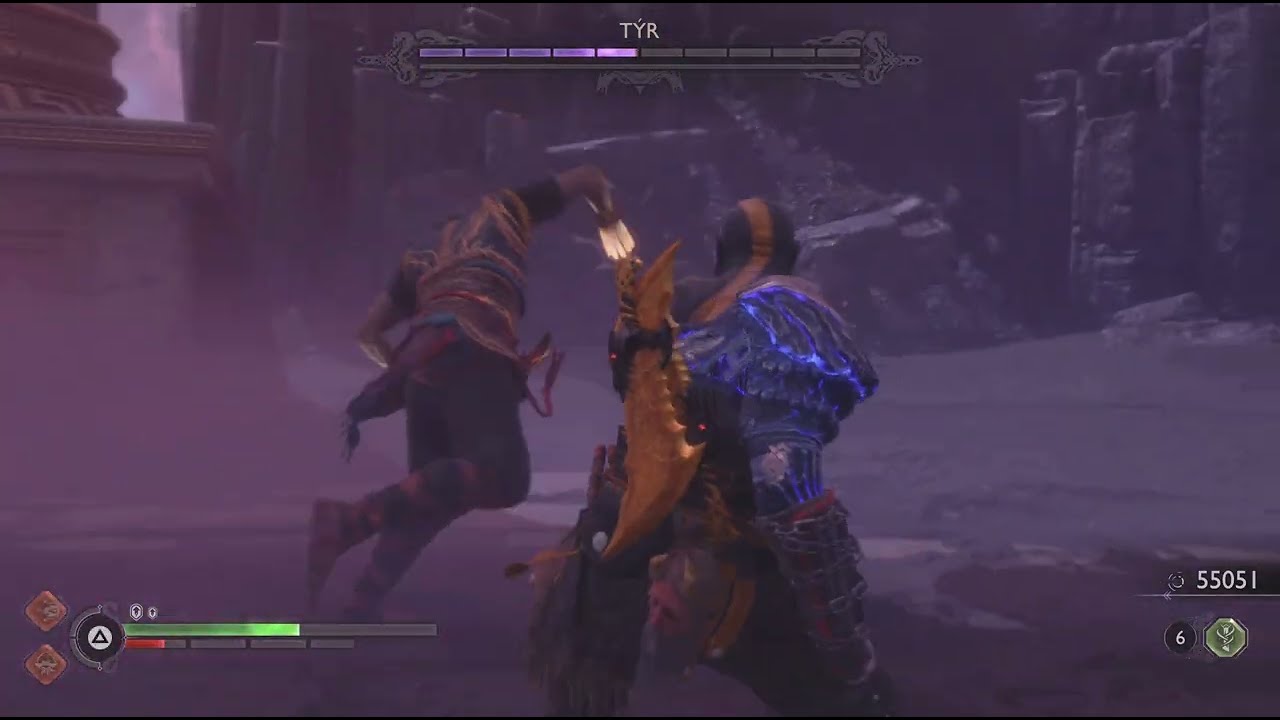 God of War Ragnarök : Valhalla (PS5) TYR Boss Battle #333💀 (Show Me Prowess) (4K HDR)