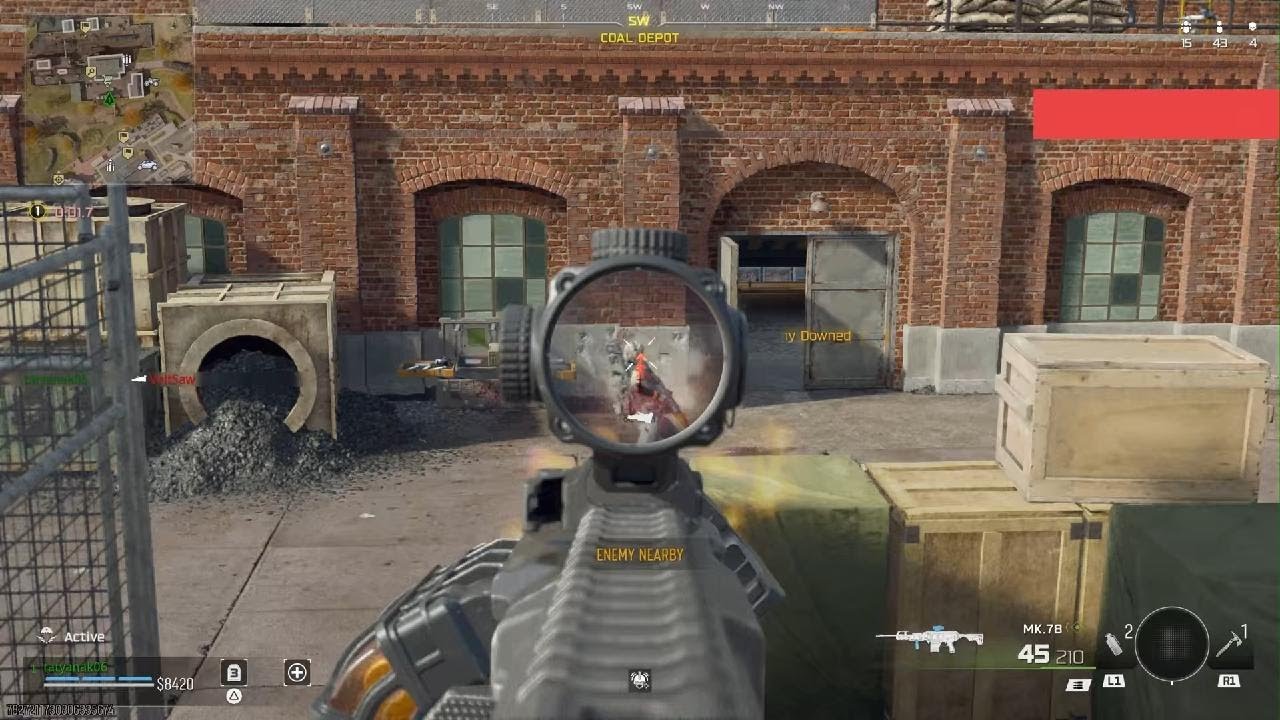 Call of Duty (almost won squads playing SOLO)