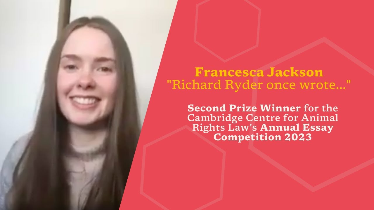 Conversation with Francesca Jackson on her award-winning essay 