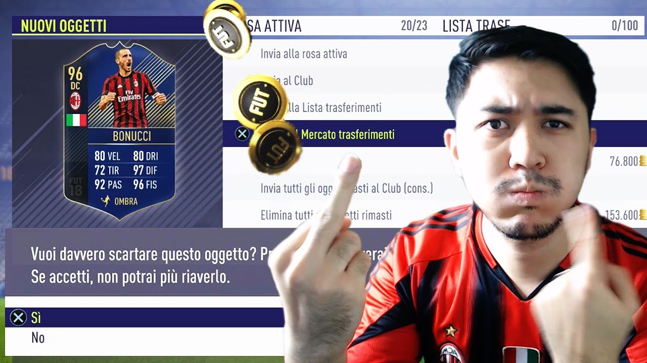 HO SCARTATO 7 BONUCCI TOTY!!!! GUINNESS WORLD RECORD 2018!!