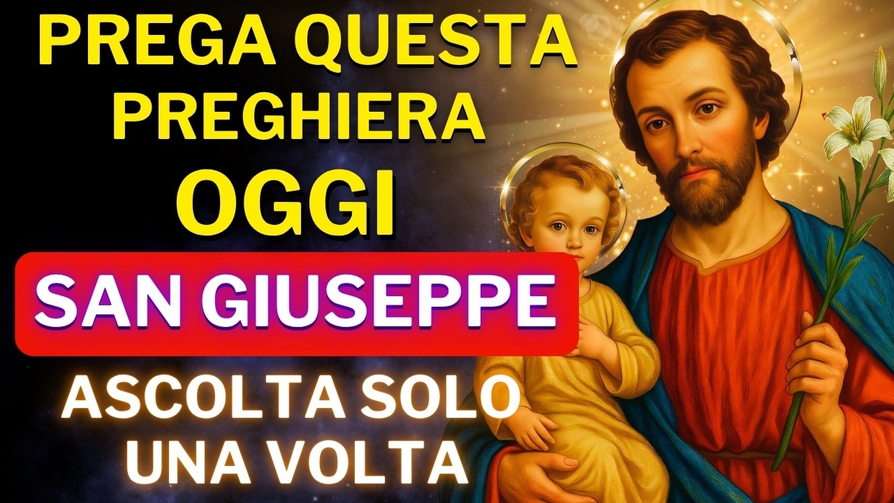 PREGHIERA A SAN GIUSEPPE PER UN MIRACOLO IMPOSSIBILE - RICEVI LA TUA GRAZIA OGGI