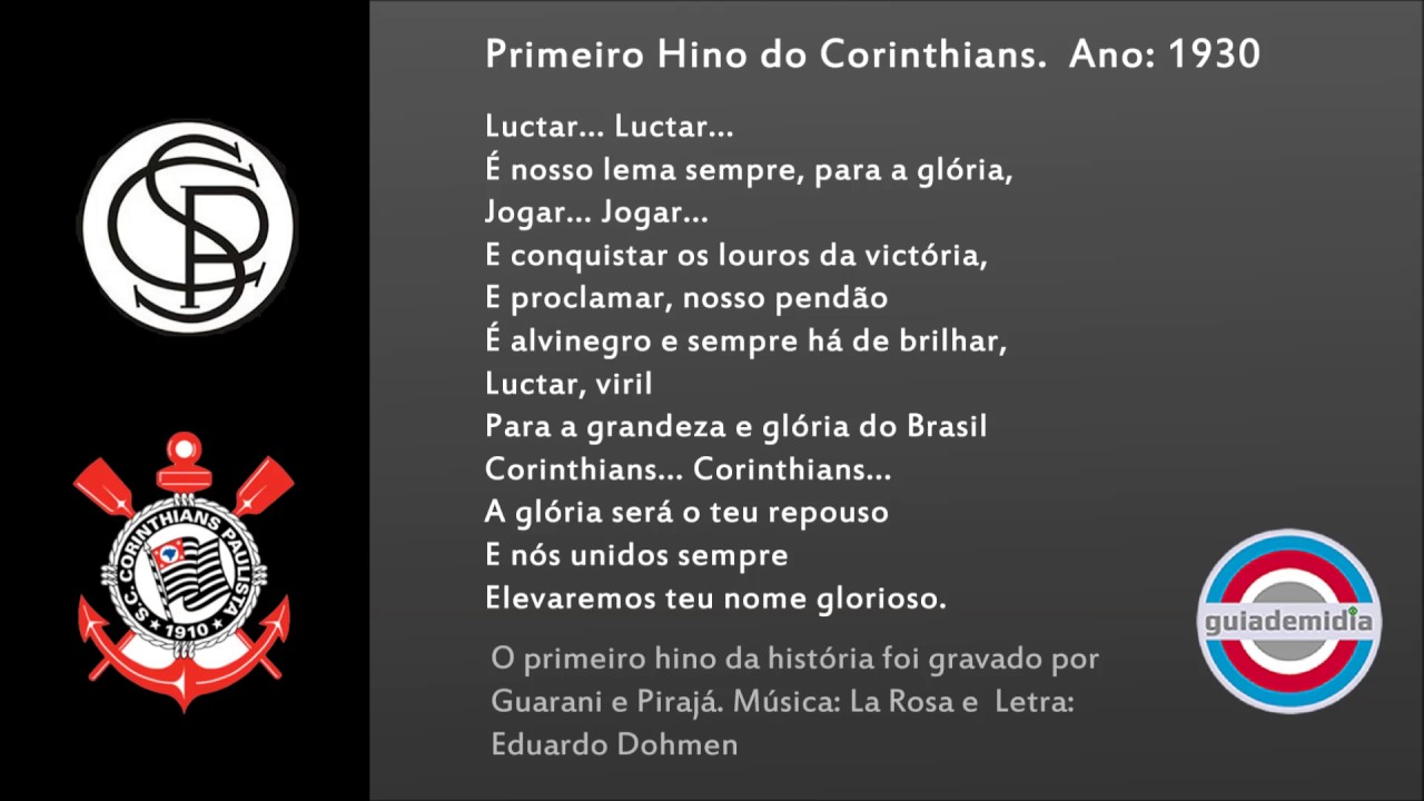 Primeiro Hino do Corinthians ( 1930 )