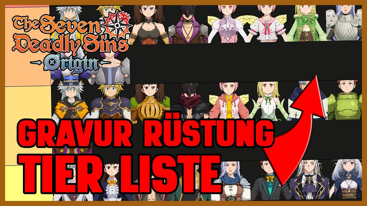 Gravur TIER LISTE! | SEVEN DEADLY SINS: ORIGIN