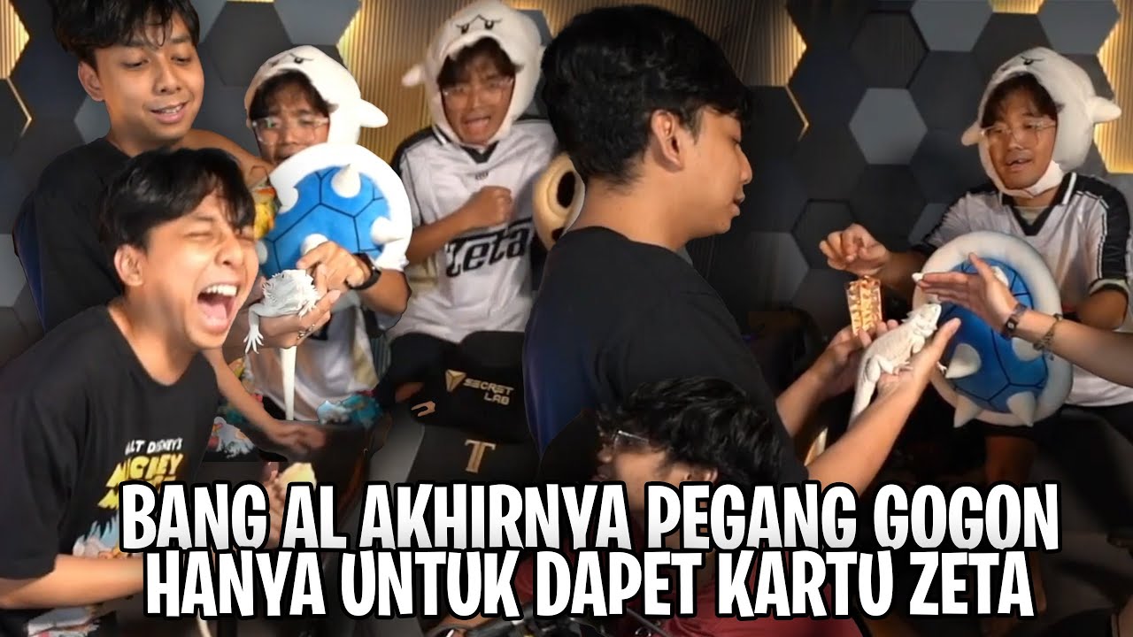 Bang AL akhirnya dapet kartu Zeta tapi harus pegang kadal bang Upi