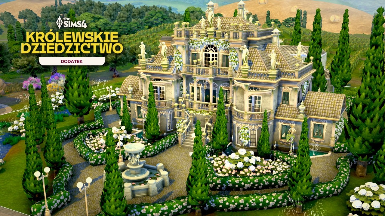 ZBUDOWAŁAM DLA WAS KRÓLEWSKĄ REZYDENCJĘ! FIRST LOOk - Królewskie Dziedzictwo The Sims 4