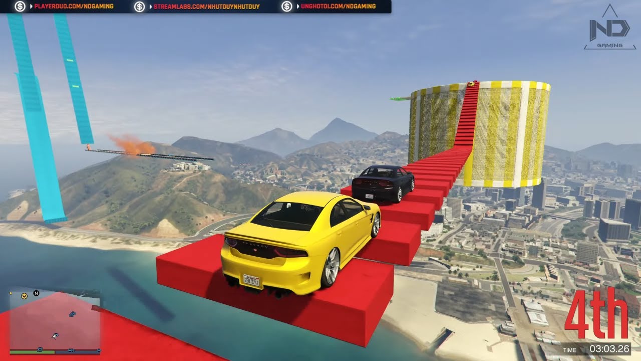 [LIVE] GTA 5 Online Parkour - Thử Thách Chơi Map Khó và Cái Kết...