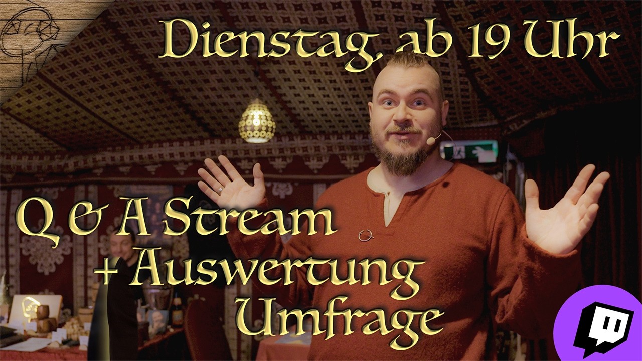 Q&A Livestream + Auswertung Umfrage + Intro Finale