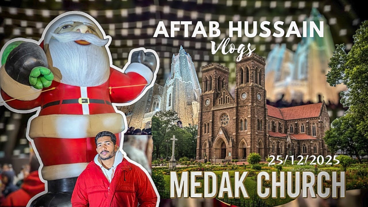 Exploring Medak Church on Christmas 🎄⛪ | 25/12/2025 | One of India’s Famous Churches