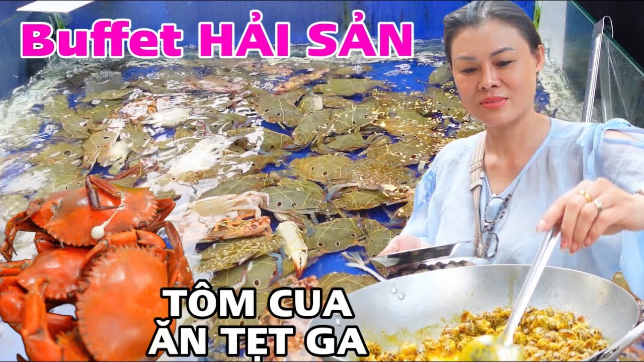 Có lẻ Đây là Buffet Alibaba có 275k TÔM CUA GHẸ ăn ngập mặt thả ga khách ĐÔNG NGHẸT ở Sài Gòn