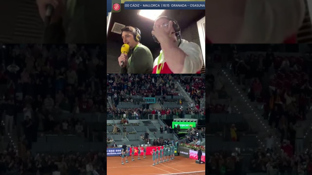 😍🎾 ESPECTACULAR RECIBIMIENTO a RAFA NADAL en la Caja Mágica... ¿Último partido en España?