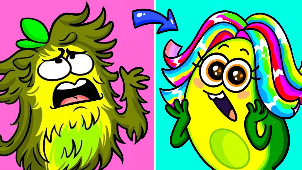 PROBLEMS OF YETI GIRLS || LIFE WITH MONSTER | Funny Life Situations by Avocado Couple