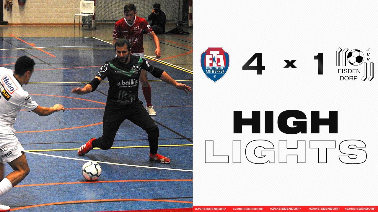 HIGHLIGHTS | FT Antwerpen 4-1 ZVK Eisden Dorp | Betcenter Futsal League
