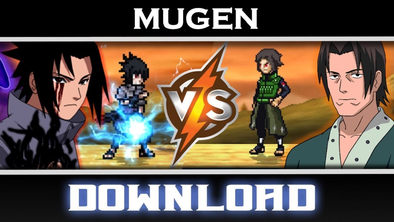Sasuke JUS VS Uchiha Fugaku - MUGEN JUS CHAR