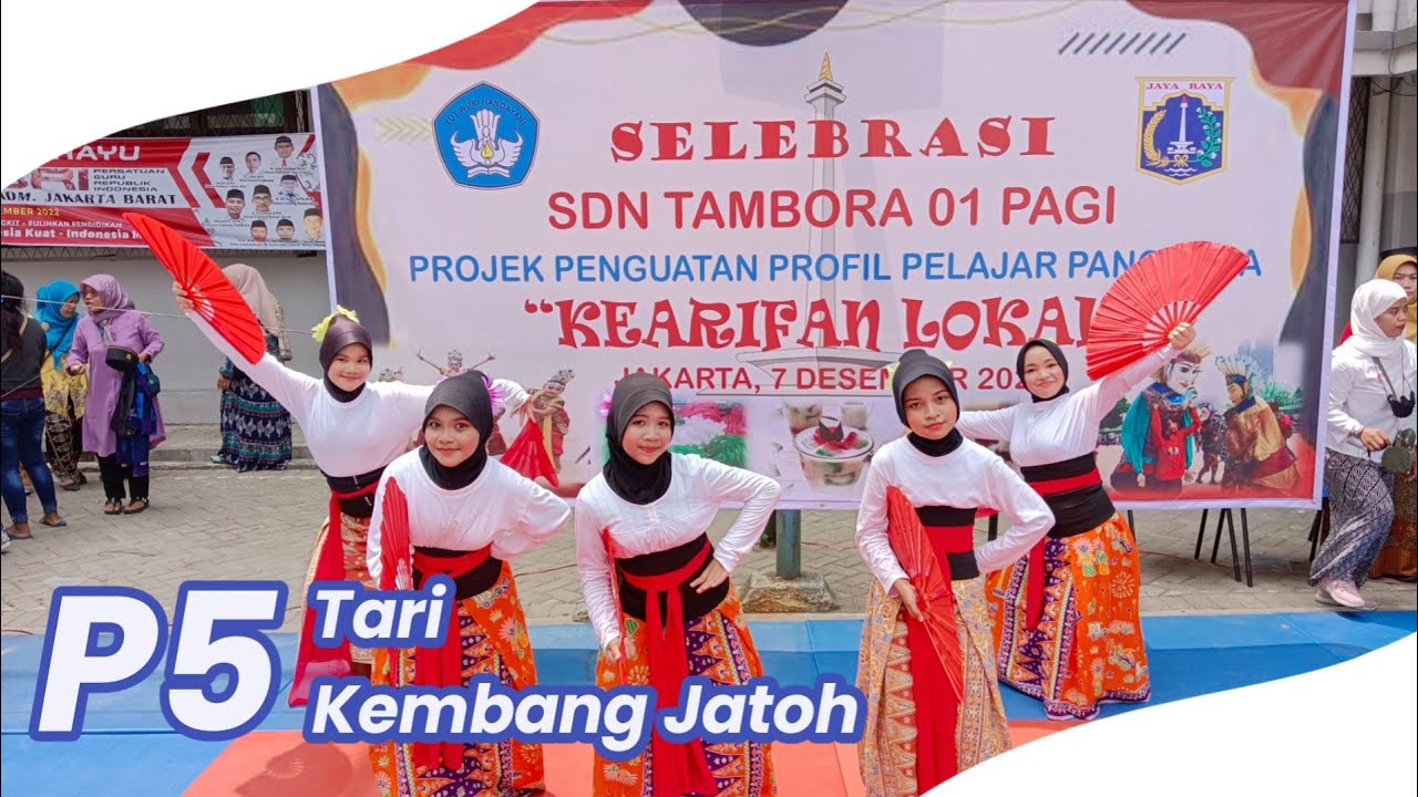 Projek Penguatan Profil Pelajar Pancasila (P5) - Tari Kembang Jatoh kelas 5B