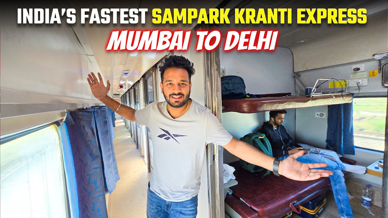 12907 Maharashtra Sampark Kranti Journey * Aam Aadmi ki RAJDHANI with non stop run  *