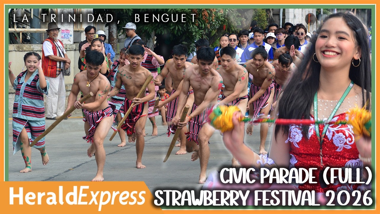 Strawberry Festival 2026 CIVIC PARADE (FULL)| La Trinidad, Benguet, Philippines | Baguio Herald Ex