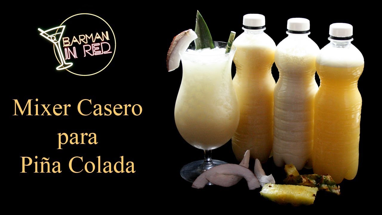 MIXER CASERO PARA PIÑA COLADA