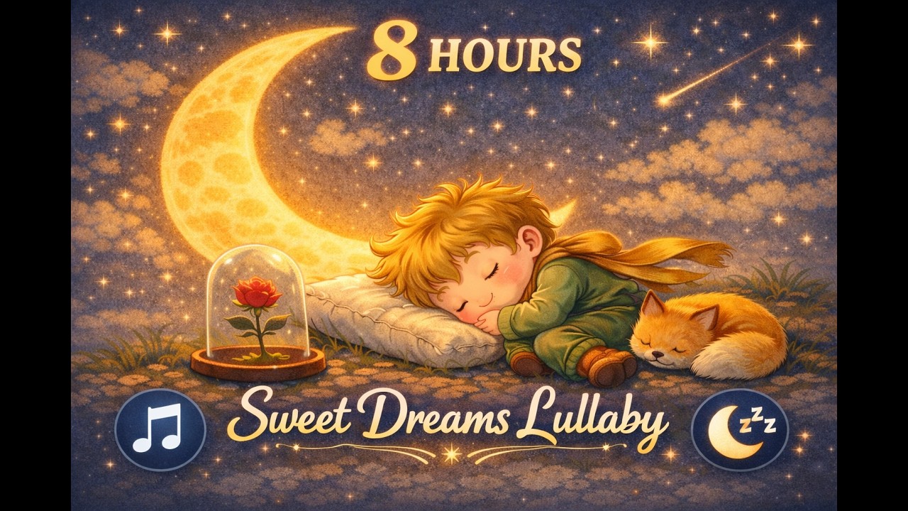새벽에 안 깨는 자장가🌙l 8H 캐논 피아노🎹 | 아기 깊은 잠 음악 | 3시간 후 화면꺼짐