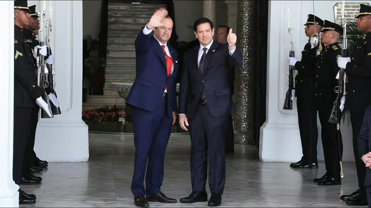 US Secretary of State Rubio arrives at Panama presidential palace | AFP