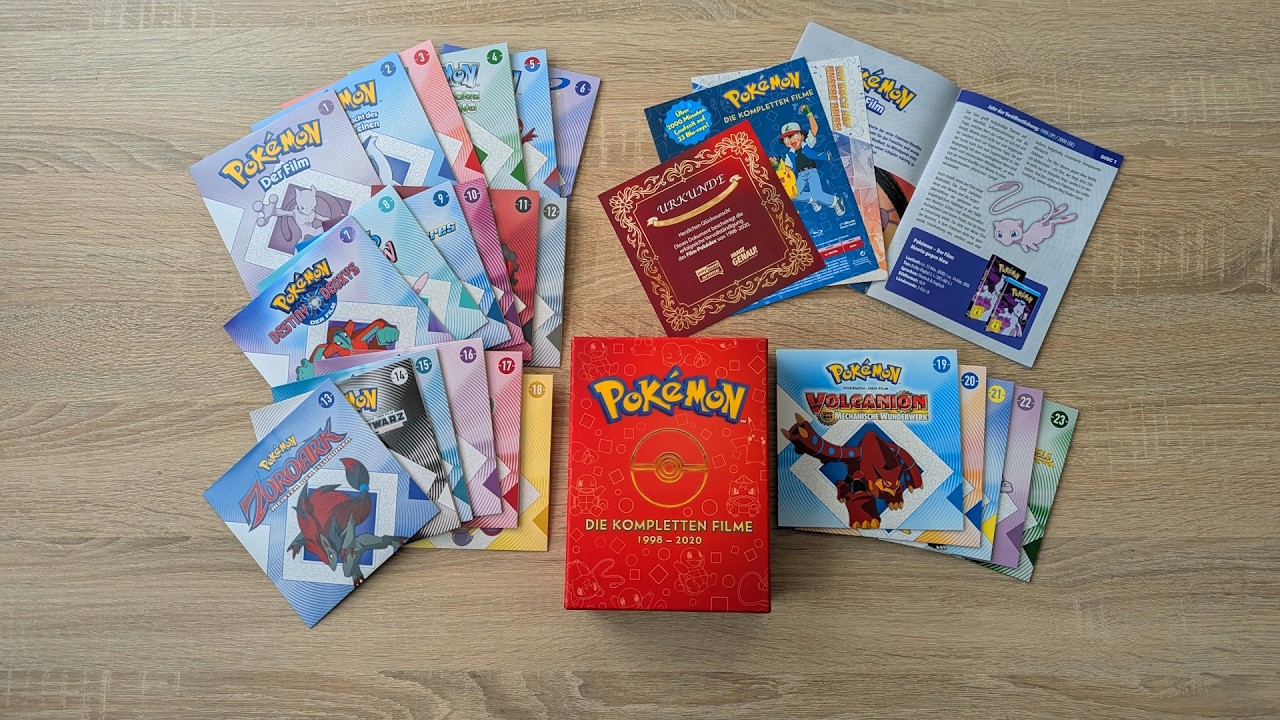 Unboxing Pokemon Die kompletten Filme [🇩🇪 Bluray Release]